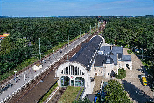 Keizerlijk station in Potsdam