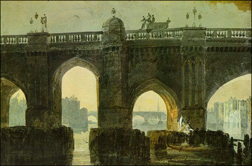 London Bridge in 1796