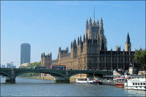 Palace of Westminster in Londen