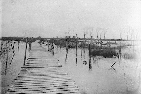 Inundatie bij Ramskapelle, 1916