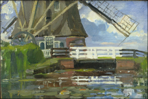 Piet Mondriaan: Molen aan het Gein