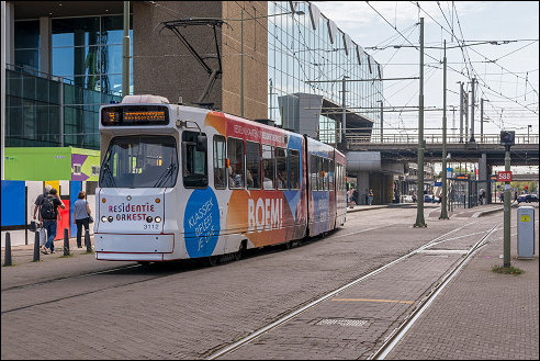 Tramreclame voor Residentie Orkest
