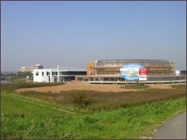 de Markweg vanaf het fietspad langs de A12 (h4444)