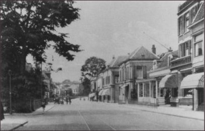 vanaf de Oranjestraat naar het westen