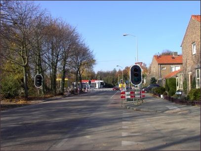 vanaf de Gerhardstraat naar de Larensteinselaan gezien (h4543)