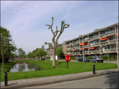 de singel vanaf de Theodorus Dobbeweg naar het westen (h2227)